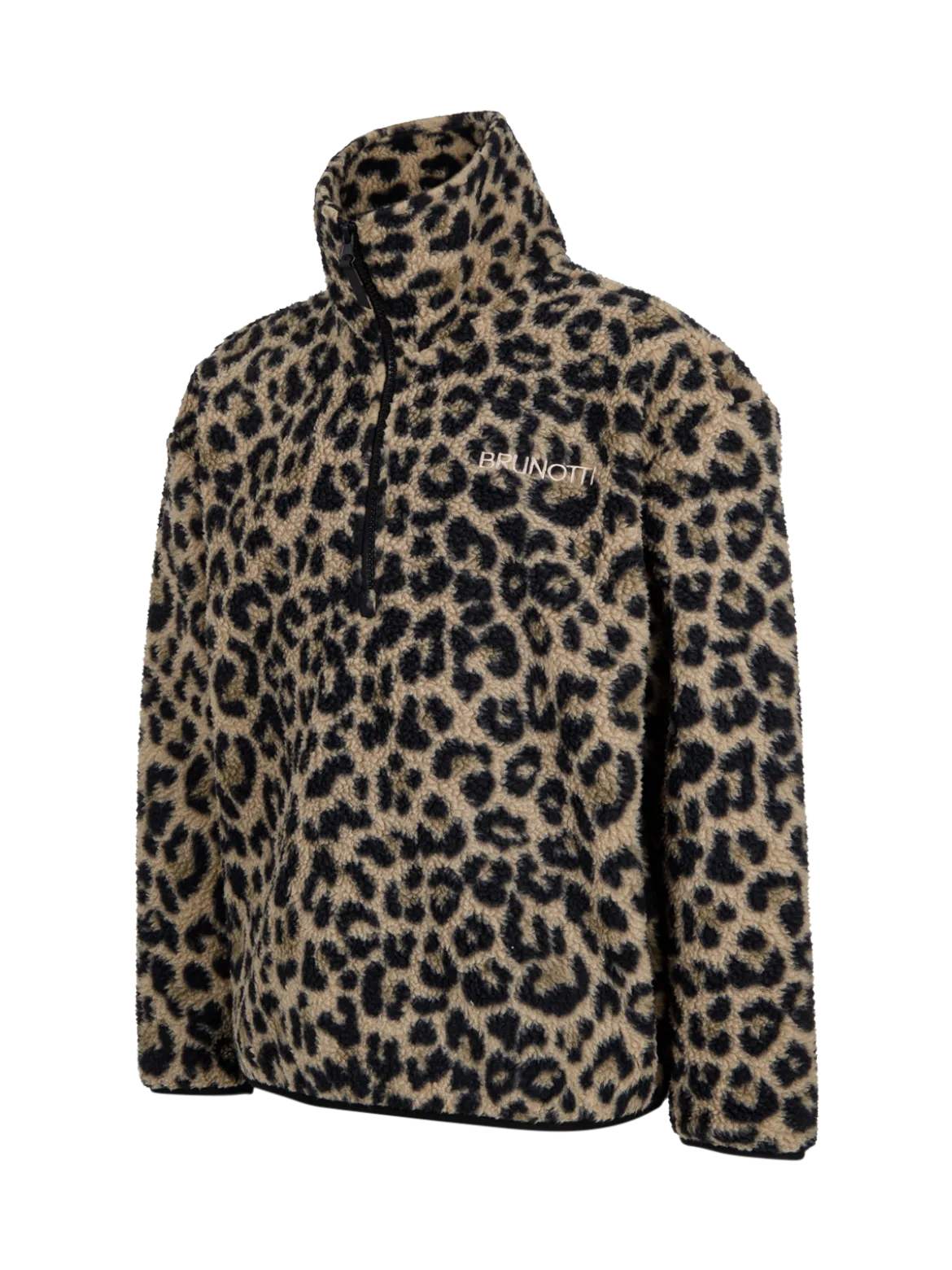 Rezany-Print Girls Snow Fleece | Black