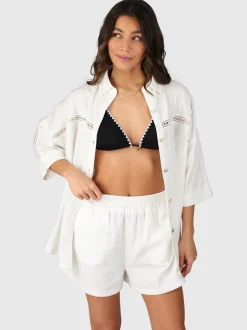 Riley Damen Blouse | Cream