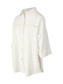 Riley Damen Blouse | Cream