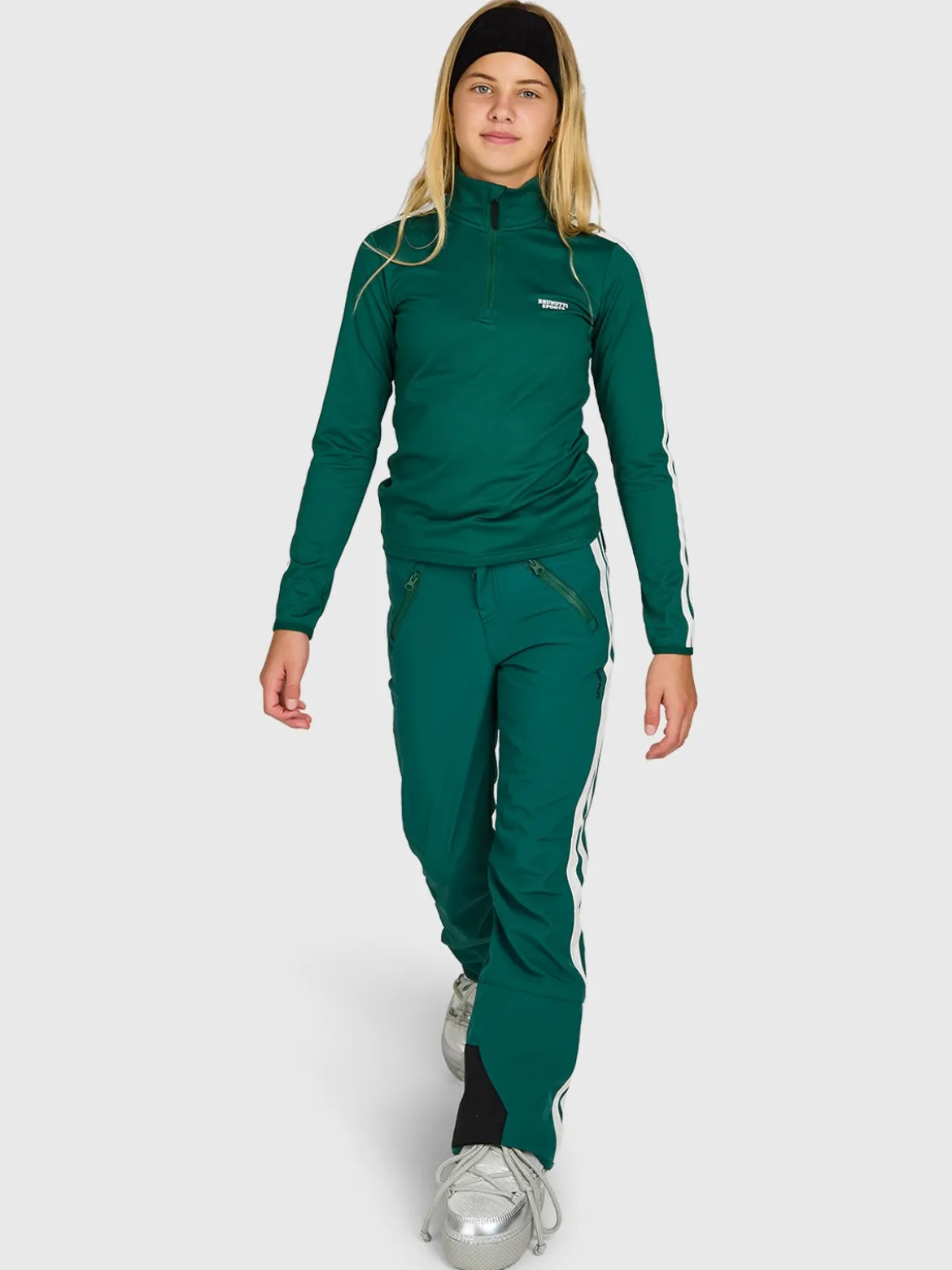 Rodiany Girls Snow Fleece | Hunter Green