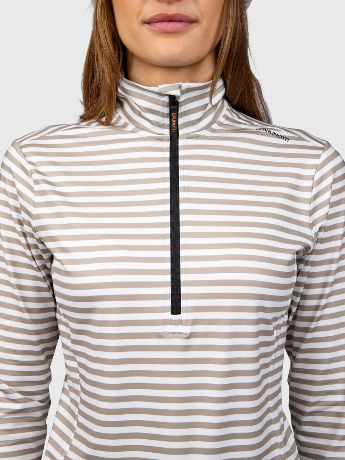 Rodika-Print Dames Fleece | Awning Stripe Fungi