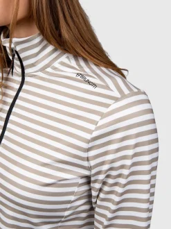 Rodika-Print Dames Fleece | Awning Stripe Fungi