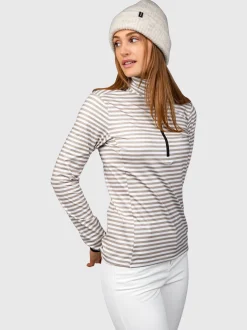 Rodika-Print Dames Fleece | Awning Stripe Fungi