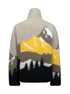 Rodrigy-Print Jongens Fleece | Zwart