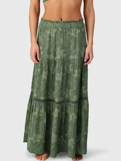 Romya-Leaf Dames Rok | Juniper