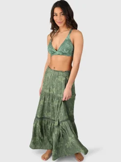 Romya-Leaf Dames Rok | Juniper