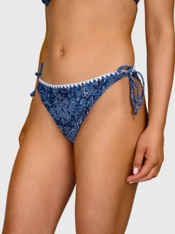 Rosy-Print Dames Bikini | Indigo Blue