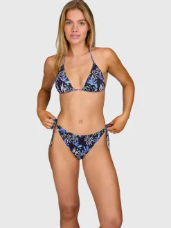 Salanina-Print Dames Bikini Broekje | Zwart