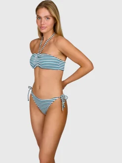 Salanina-Stripe Dames Bikini Bottom | Snow