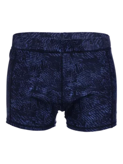 Samier-Print Heren Zwem Trunks | Indigo Blue
