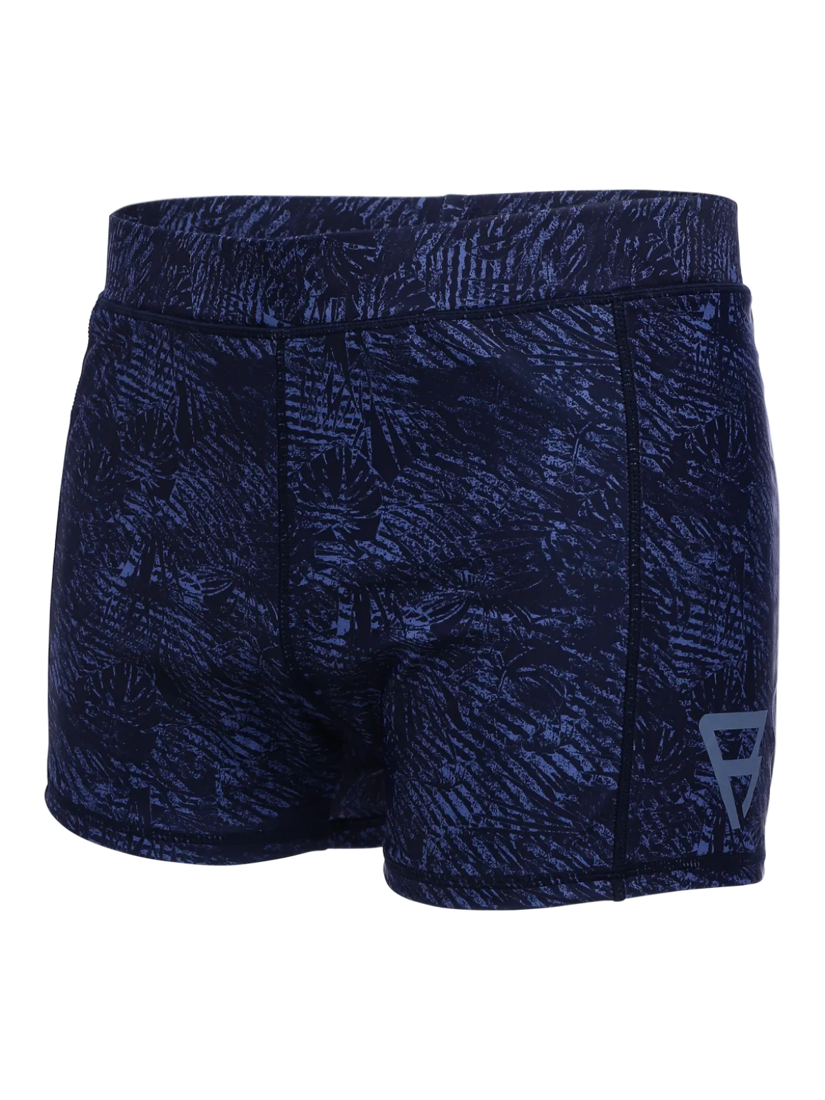 Samier-Print Heren Zwem Trunks | Indigo Blue