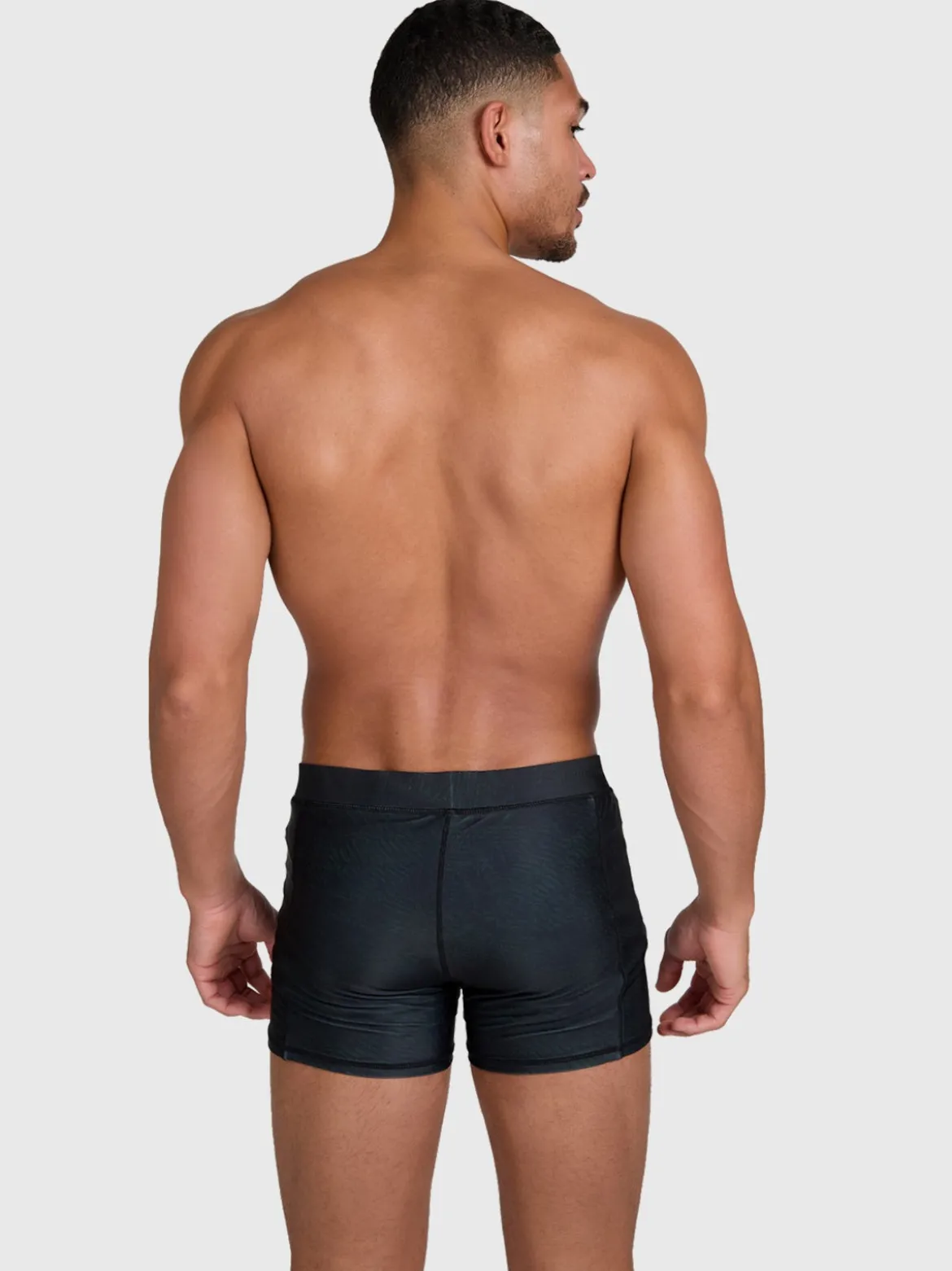 Samier-Print Heren Zwem Trunks | Zwart