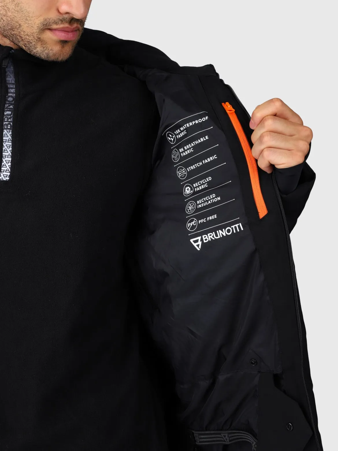 Sanclair Heren Ski Jas | Zwart