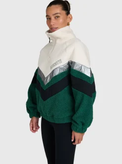 Sandrea Women Urban Fleece | Hunter Green