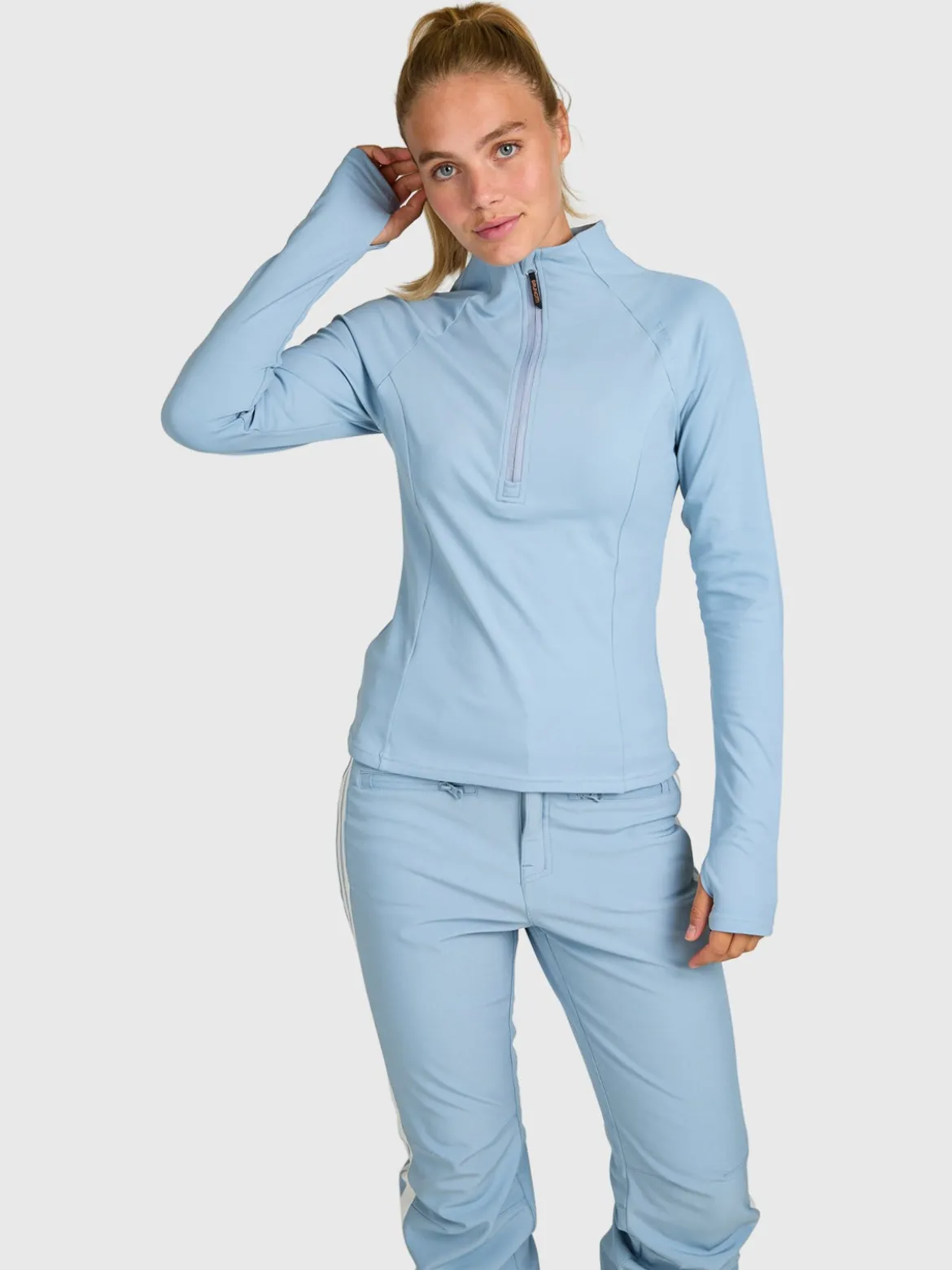 Sanna Women Snow Fleece | Pale Blue