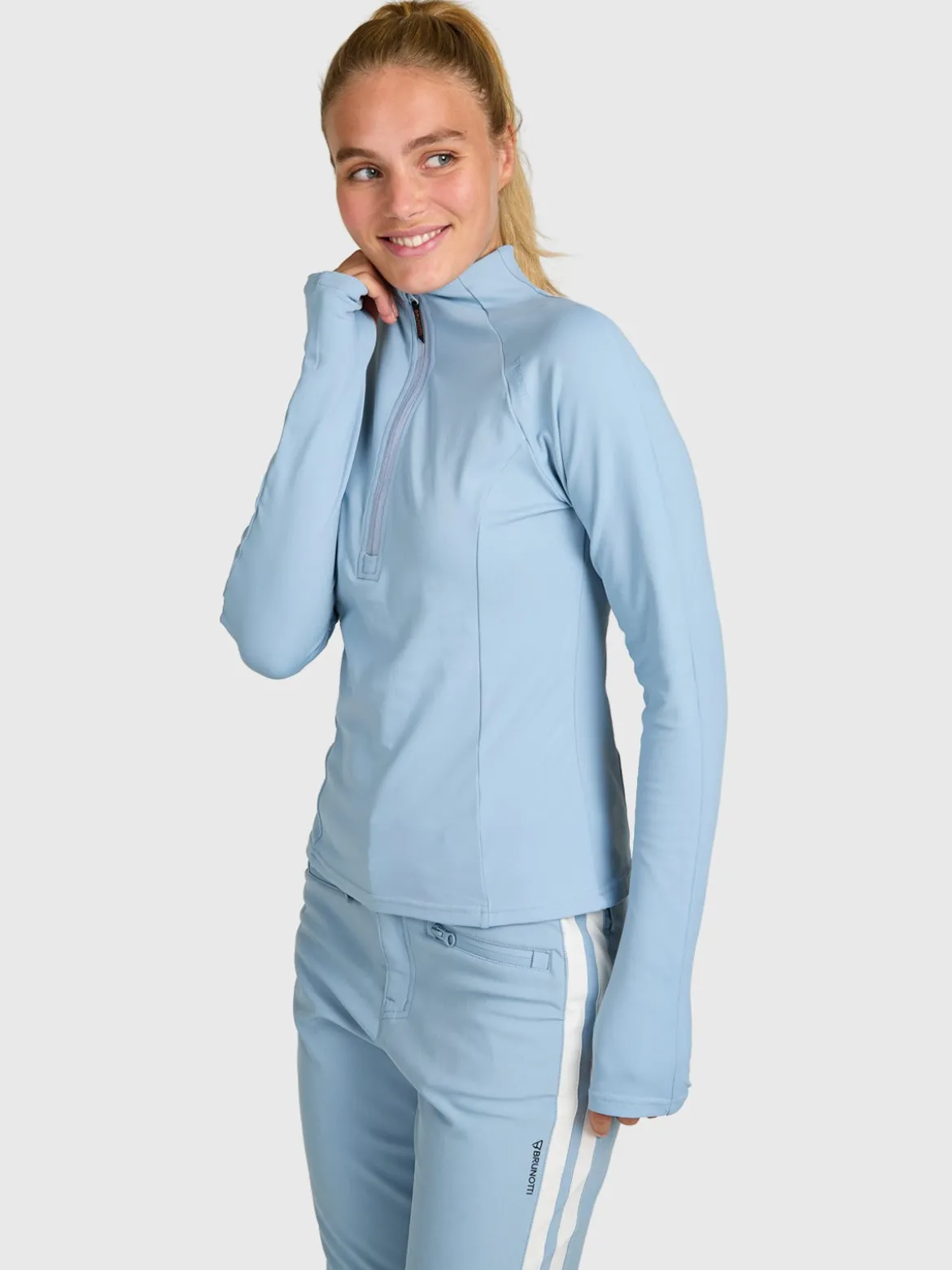 Sanna Women Snow Fleece | Pale Blue