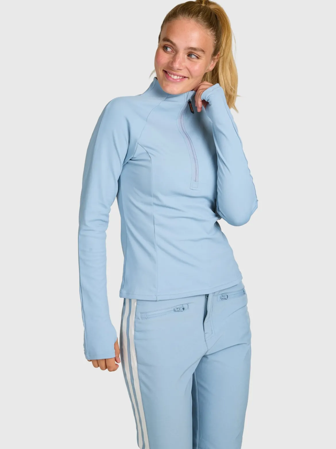 Sanna Women Snow Fleece | Pale Blue