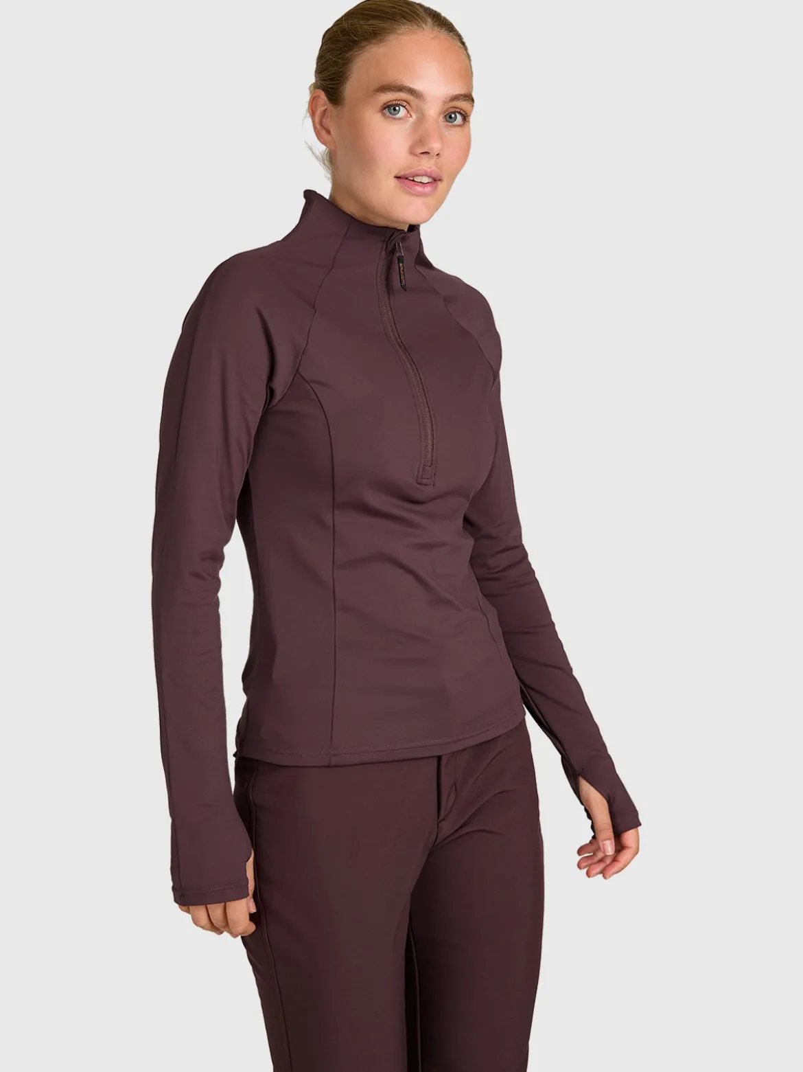 Sanna Women Snow Fleece | Raisin