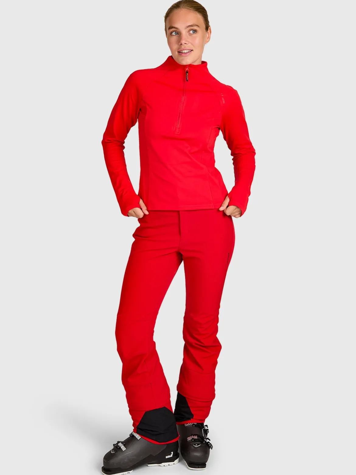 Sanna Women Snow Fleece | True Red