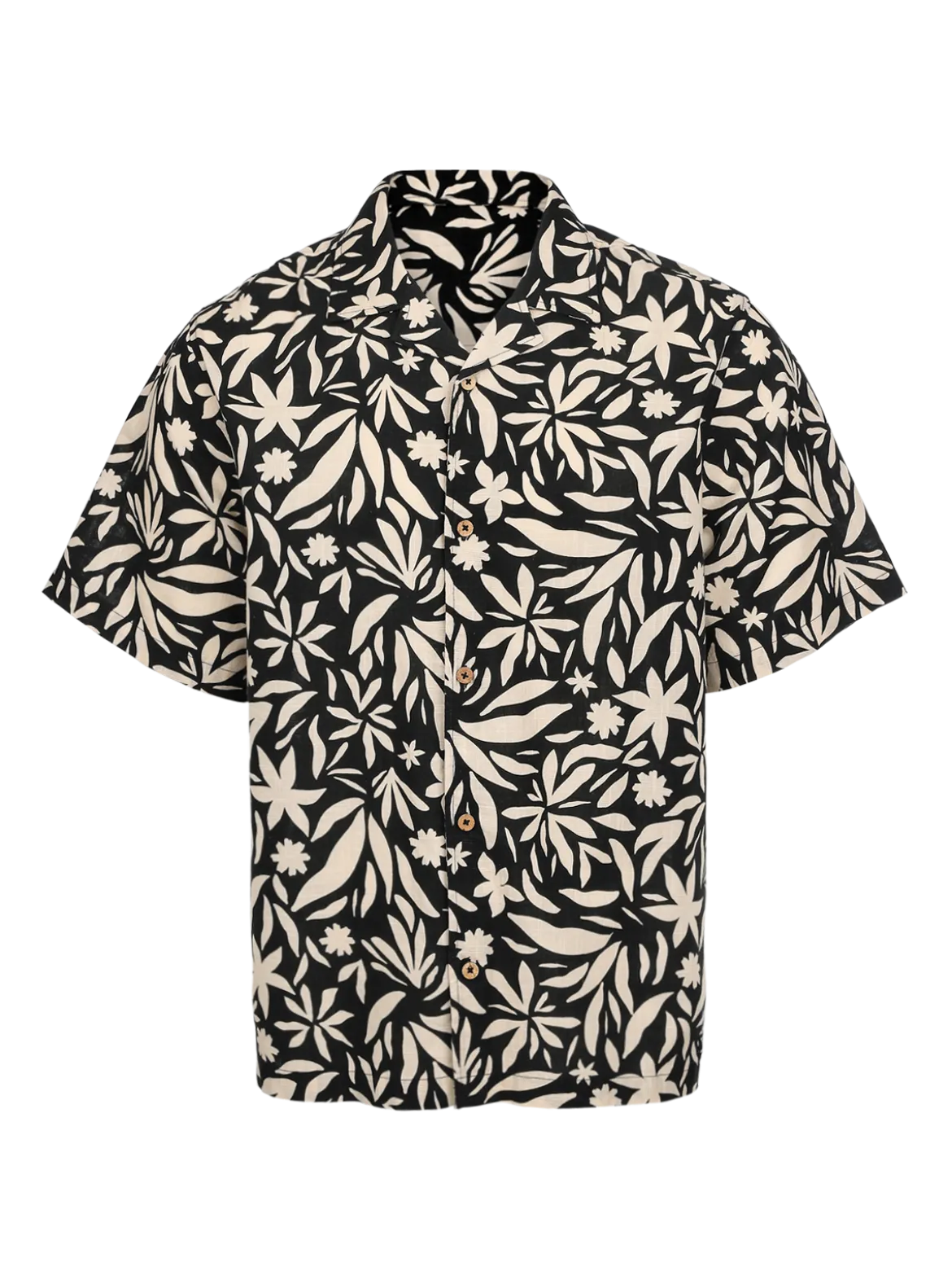 Sanni-Print Heren Shirt | Feather Grey
