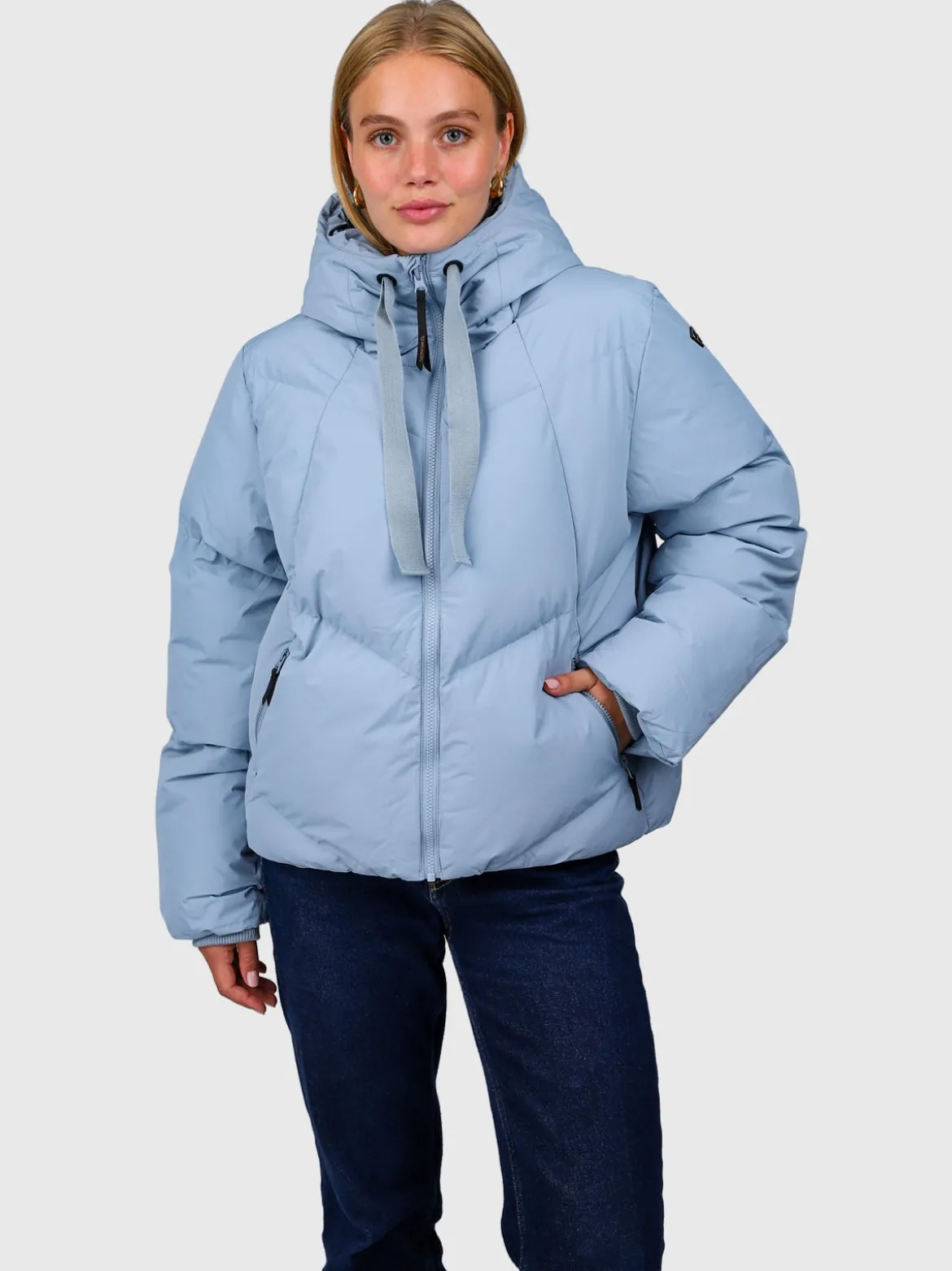 Shelka Dames Jas | Silver Blue