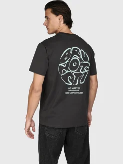 Sidley Men T-shirt | Pirate Black