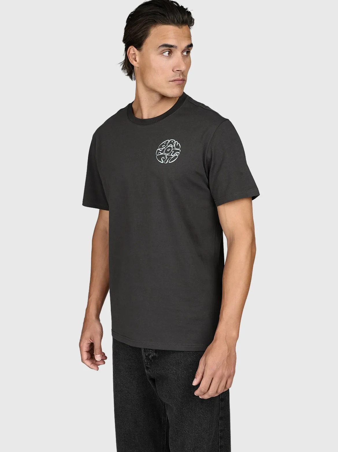 Sidley Men T-shirt | Pirate Black