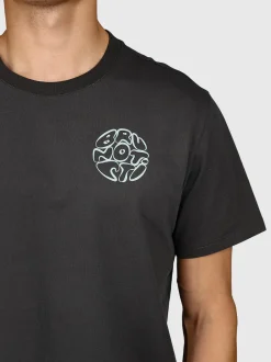 Sidley Men T-shirt | Pirate Black