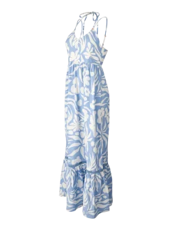Siena-Floral Swirl Dames Maxi Jurk | Bluebell