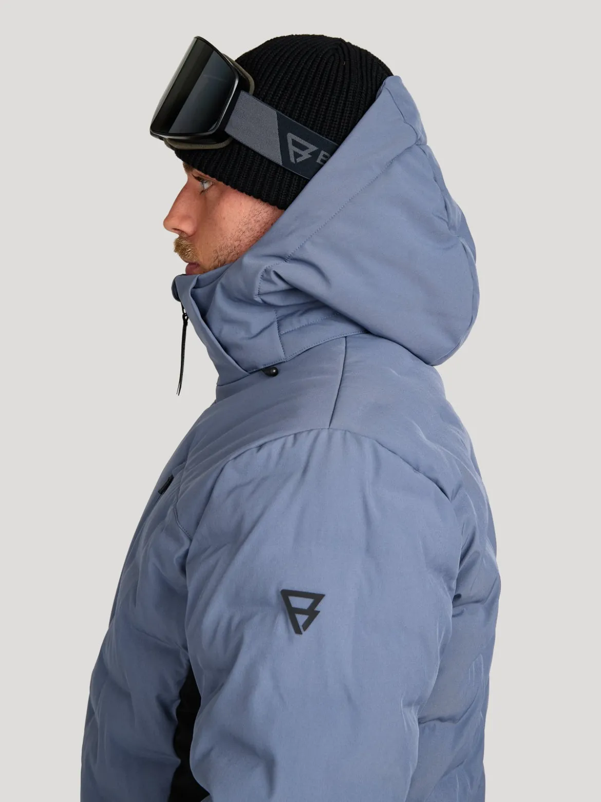 Sinclair Men Snow Jacket | Grey Sky