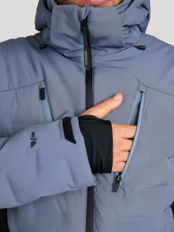 Sinclair Men Snow Jacket | Grey Sky