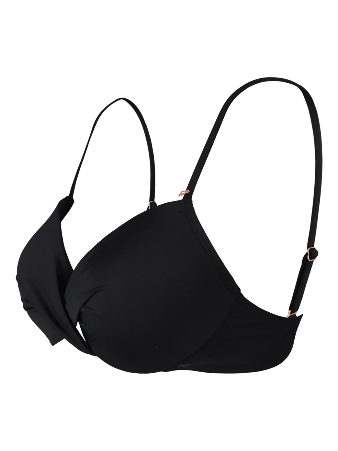 Stefana Dames Bikini Top | Black