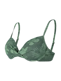 Stefana-Leaf Dames Beugel Bikini Top | Juniper