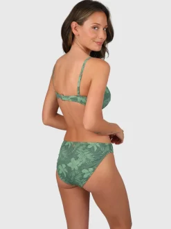 Stefana-Leaf Dames Beugel Bikini Top | Juniper