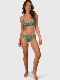 Stefana-Leaf Dames Beugel Bikini Top | Juniper