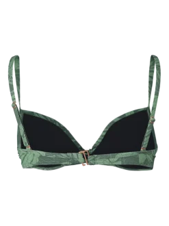 Stefana-Leaf Dames Beugel Bikini Top | Juniper