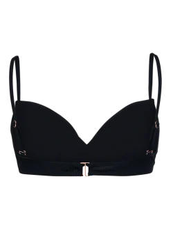 Stefana-Rib Dames Bikini Top | Zwart
