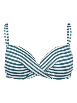 Stefana-Stripe Dames Bikini Top | Snow