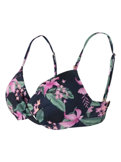 Stefana-Tropicana Women Bikini Top | Indigo Blue