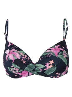 Stefana-Tropicana Women Bikini Top | Indigo Blue