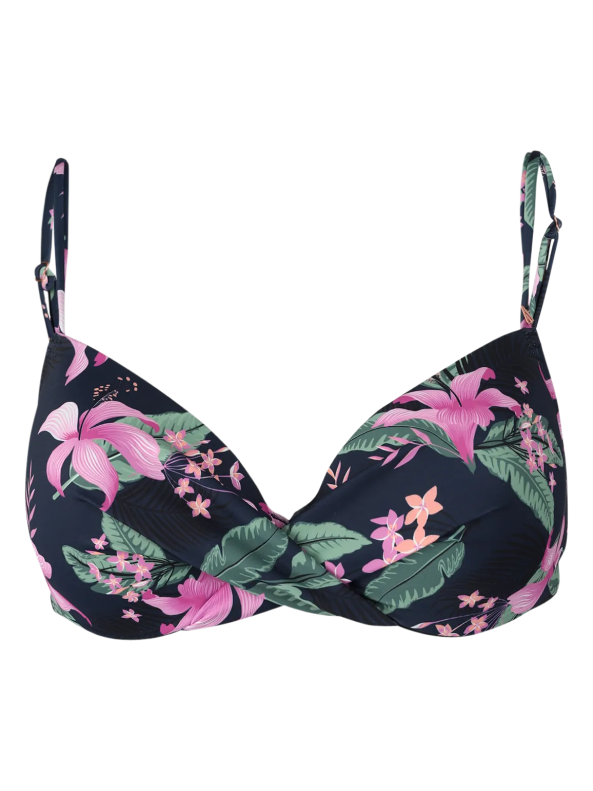 Stefana-Tropicana Women Bikini Top | Indigo Blue