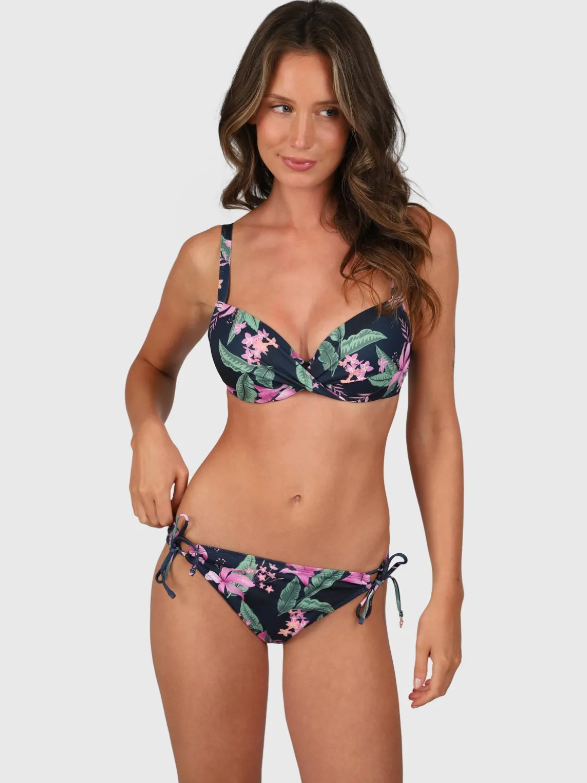 Stefana-Tropicana Women Bikini Top | Indigo Blue
