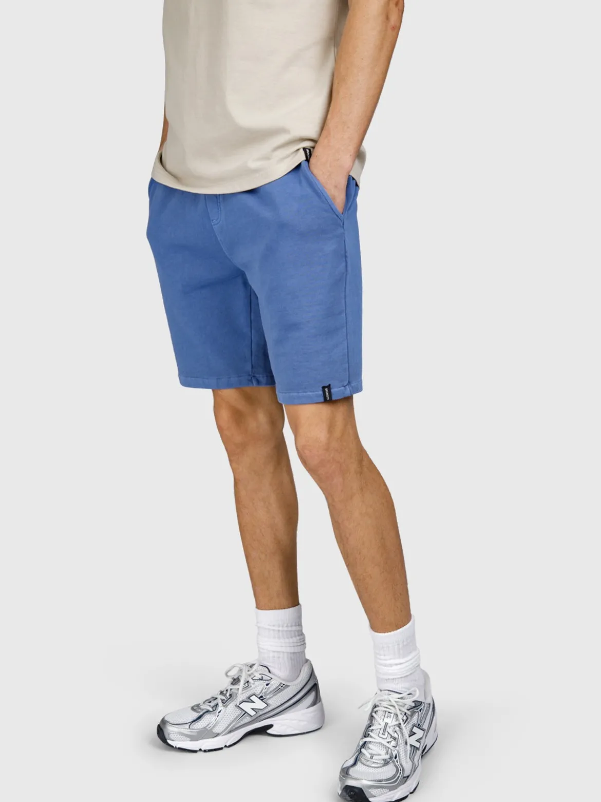 Stortes Heren Sweat Short | Grayblue
