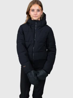 Suncrowny Meisjes Ski Jas | Zwart