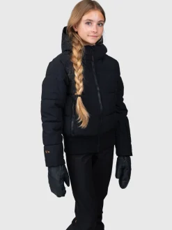 Suncrowny Meisjes Ski Jas | Zwart