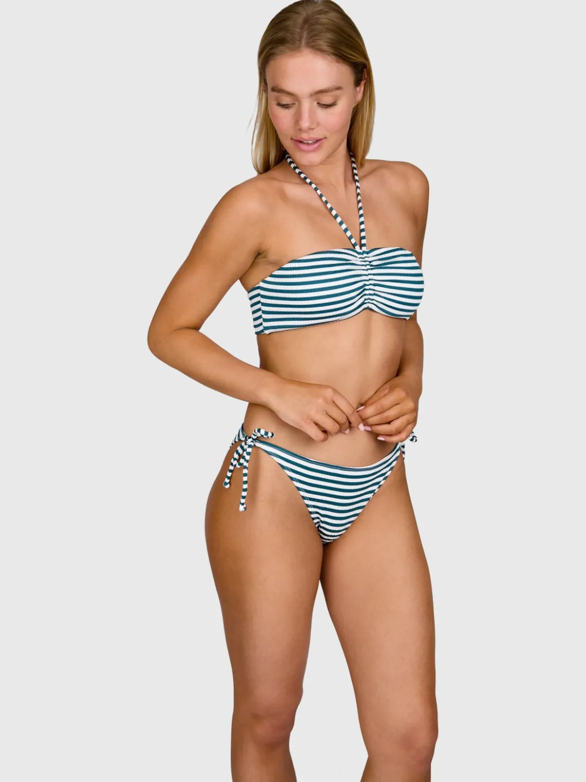 Suus-Stripe Dames Bikini Top | Snow