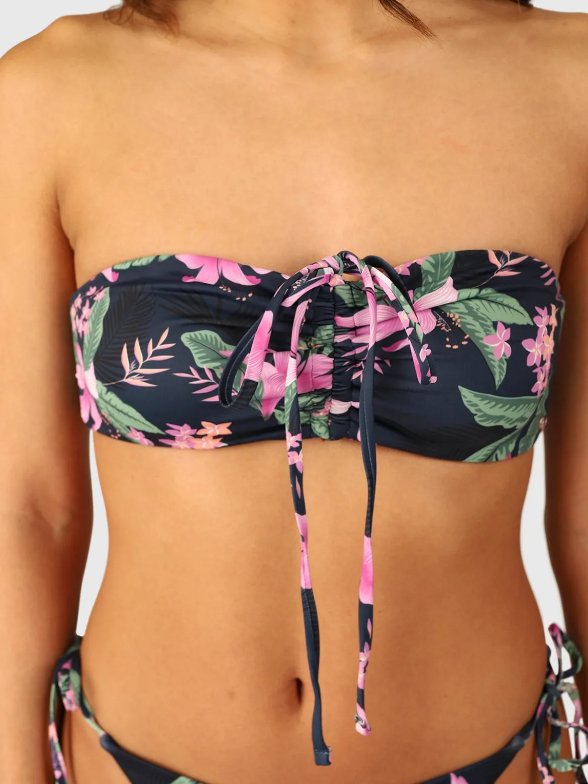 Suus-Tropicana Dames Bandeau Bikini Top | Indigo Blue
