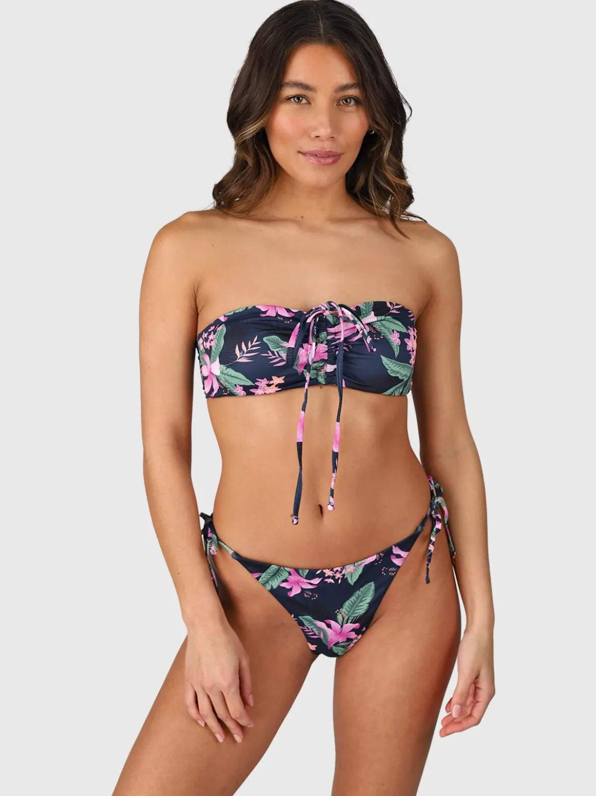 Suus-Tropicana Dames Bandeau Bikini Top | Indigo Blue