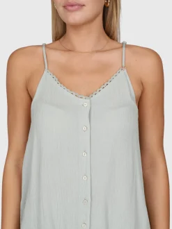 Tanyeal Dames Top | Aqua Grey