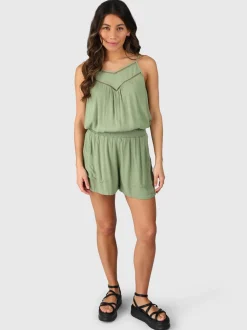 Tanye Dames Top | Eucalyptus